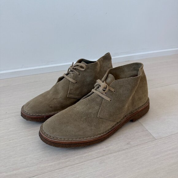 Drake's Clifford Desert Boot Suede Tan Stone Men's UK 9 / US 10 - Picture 1 of 7